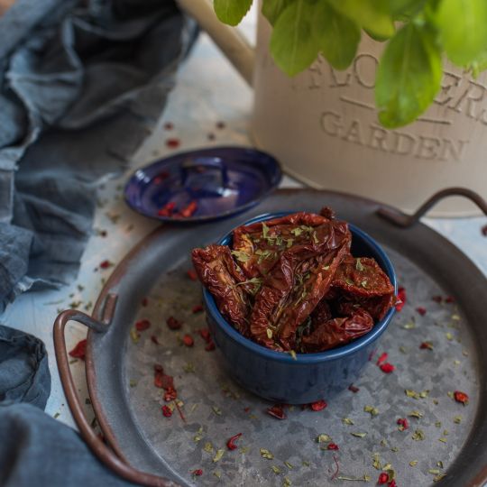 Italská sušená rajčata s mořskou solí