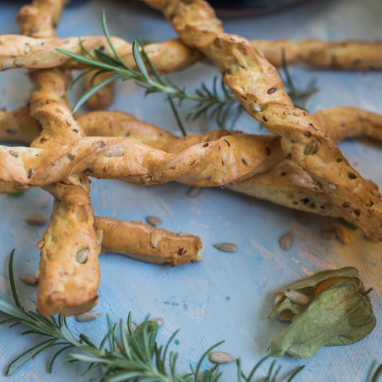 Domácí pivní celozrnné tyčinky