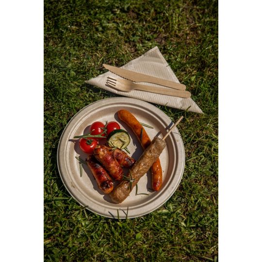 Pikniková sada Casus Grill pro 4 osoby - kompostovatelná